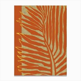 Palm Leaf Canvas Print