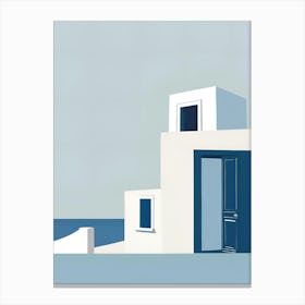 House By The Sea Canvas Print