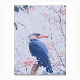 Bird Perched On A Branch 1 Canvas Print