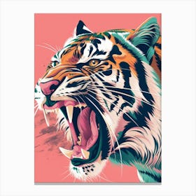 Tiger Art Canvas Print