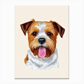 Biewer Terrier Illustration dog Canvas Print