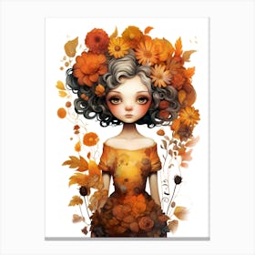 Autumn Girl 3 Canvas Print