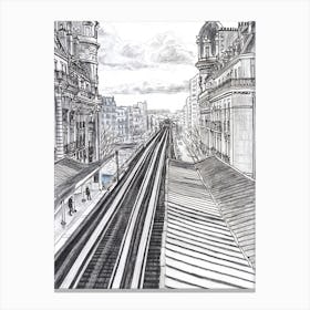 Passy Station Canvas Print