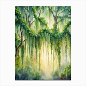 Mossy Forest Canvas Print