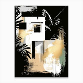 House Of Palms Canvas Print