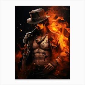 Portgas D. Ace 6 Canvas Print