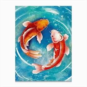 Koi Fish 1 Canvas Print