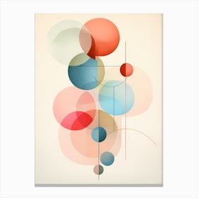 Abstract Circles 1 Canvas Print