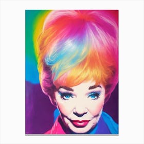 Shirley Maclaine Pop Movies Art Movies Canvas Print