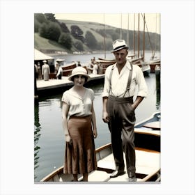 1920s Marina~Reimagined 11 Canvas Print