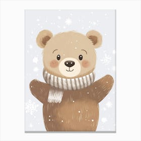 Cute Teddy Bear Canvas Print