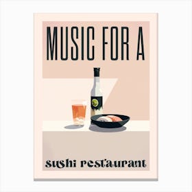Harry Styles Music For A Sushi Restaurant Lyrics Canvas Print