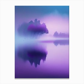Fog Waterscape Pop Art Photography 2 Canvas Print