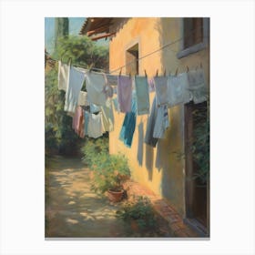 Laundry Poems 6 Canvas Print