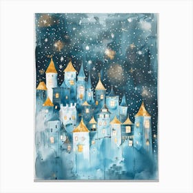 Snowy City Canvas Print Canvas Print