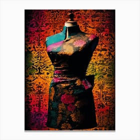 Asian Dress Canvas Print