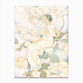 Flower fairy (1861–1897), Canvas Print