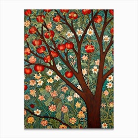 William Morris Pomegranate Tree 1 Canvas Print