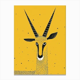 Yellow Antelope 3 Canvas Print