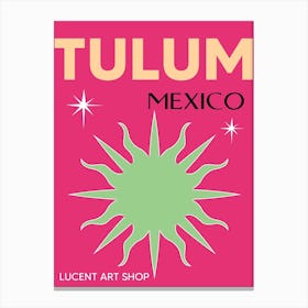 Tulum Mexico Canvas Print
