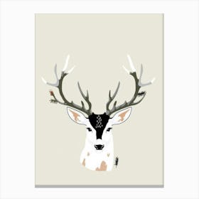 Deer Head 19 Canvas Print