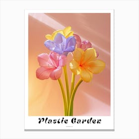 Dreamy Inflatable Flowers Poster Amaryllis 5 Canvas Print