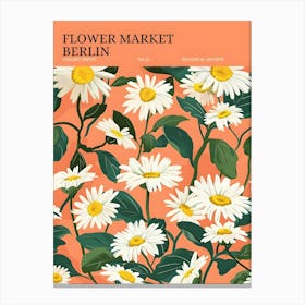 Flower Market Berlin Canvas Print