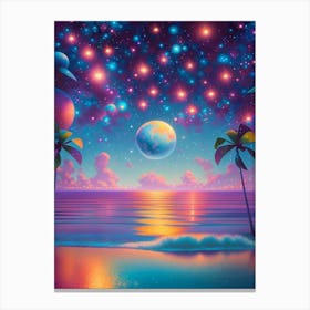 Fantasy Galaxy Ocean 1 Canvas Print