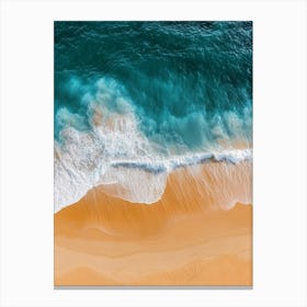 Aerial View Of A Beach 111 Canvas Print