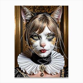 Cat Portrait Canvas Print