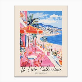 Ischia   Italy Il Lido Collection Beach Club Poster 1 Canvas Print