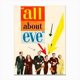 All About Eve (1950) Canvas Print