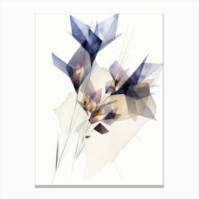 Abstract Flowers 13 Canvas Print