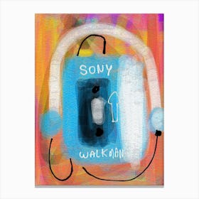 walkman Canvas Print