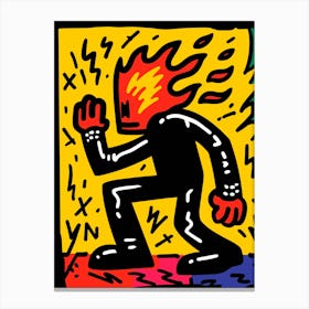 Keith Haring 2 Canvas Print