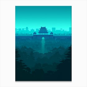 Chinese City Canvas Print