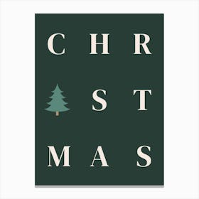 Christmas Tree Canvas Print