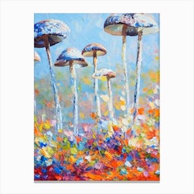 Mushroom 2 Still Life Painting vegetable Canvas Print