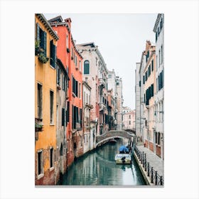 A Canal In Venice 3 Canvas Print