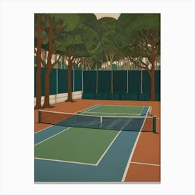 Tennis Court 3 Canvas Print