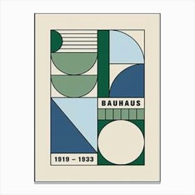 Bauhaus exhibition art poster 1 Canvas Print