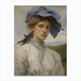 Victorian Countryside Portrait Canvas Print