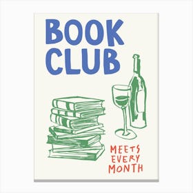 Book Club Canvas Print