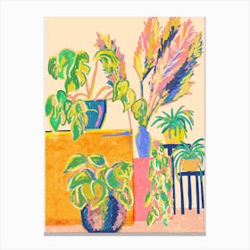 Potted Plants Canvas Print