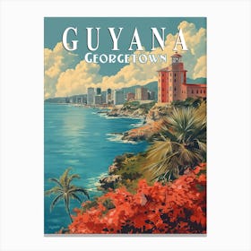 Georgetown, Guyana Poster Canvas Print