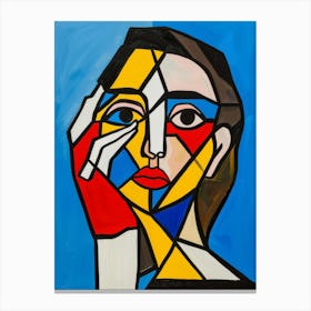 'The Face Of A Woman' 8 Canvas Print