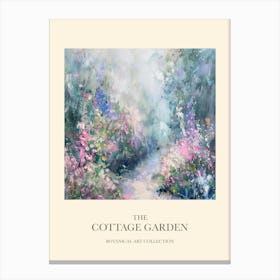 Cottage Garden Poster Wild Garden 3 Canvas Print