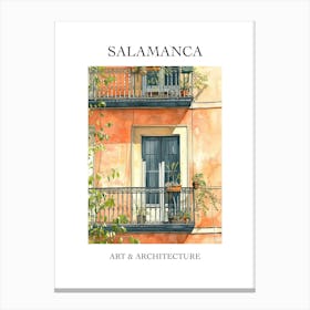 Salamanca Travel And Architecture Poster 4 Canvas Print