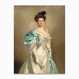 Mary Crowninshield Endicott Chamberlain (Mrs. Joseph Chamberlain) (1902), John Singer Sargent Canvas Print