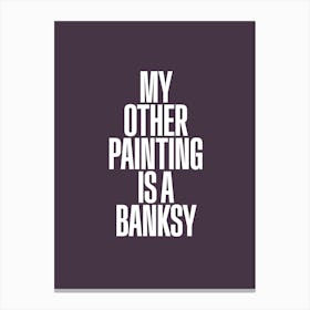 Other Banksy Canvas Print